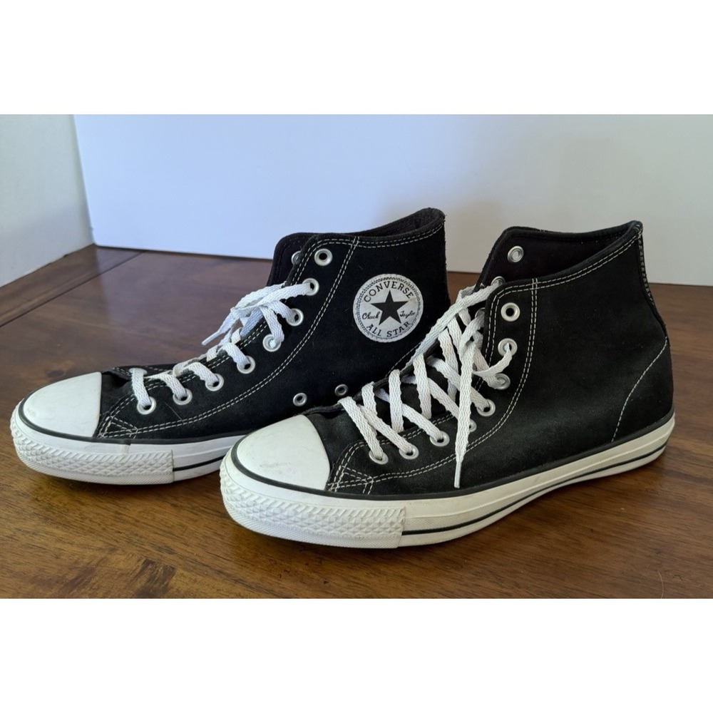 Converse Chuck Taylor All Star Platform Black Canvas Women's 10 Mens 8